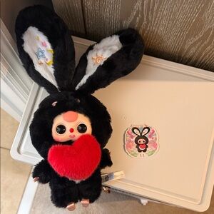 Baby Three Lily Rabbit Town (Black Bunny)